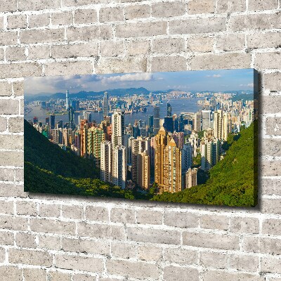 Tablouri tipărite pe pânză Hong Kong panorama