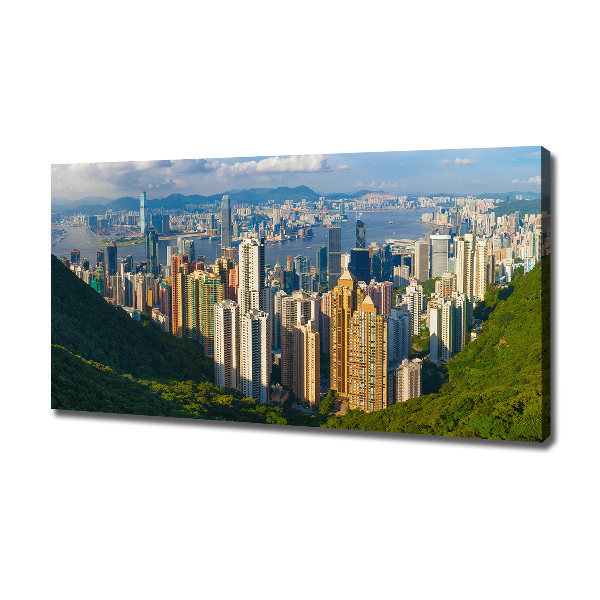 Tablouri tipărite pe pânză Hong Kong panorama