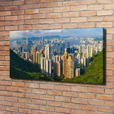 Tablouri tipărite pe pânză Hong Kong panorama