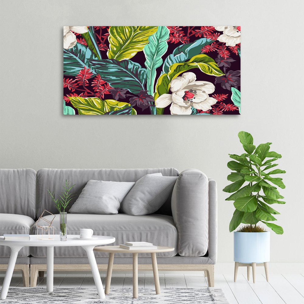 Tablou canvas flori tropicale