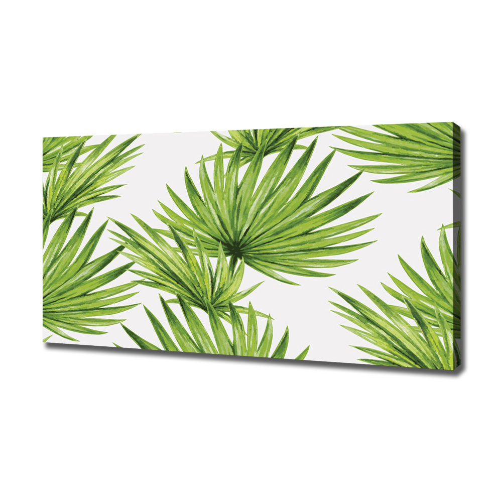 Tablou pe pânză canvas frunze tropicale