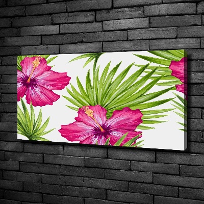 Tablou canvas flori Hawaii