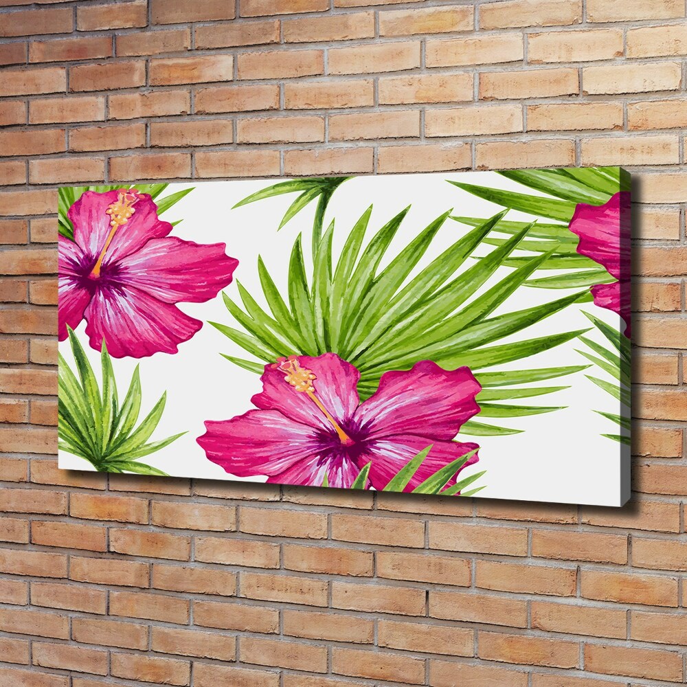 Tablou canvas flori Hawaii