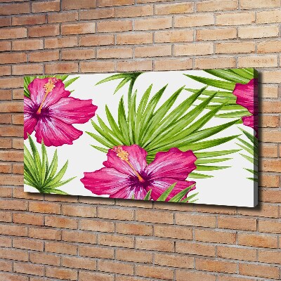 Tablou canvas flori Hawaii