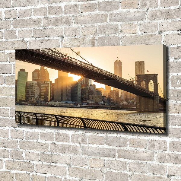 Imprimare tablou canvas Podul Brooklyn