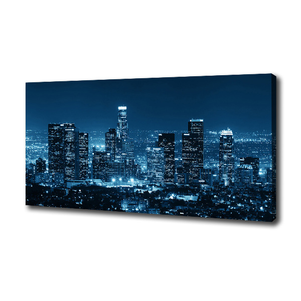 Imprimare tablou canvas Los Angeles, pe timp de noapte