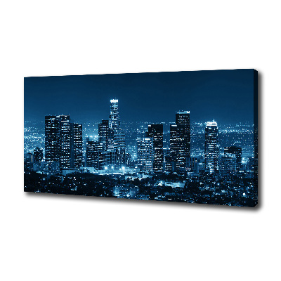 Imprimare tablou canvas Los Angeles, pe timp de noapte