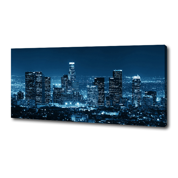 Imprimare tablou canvas Los Angeles, pe timp de noapte