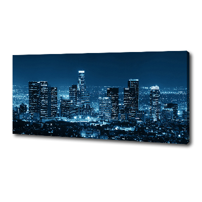 Imprimare tablou canvas Los Angeles, pe timp de noapte