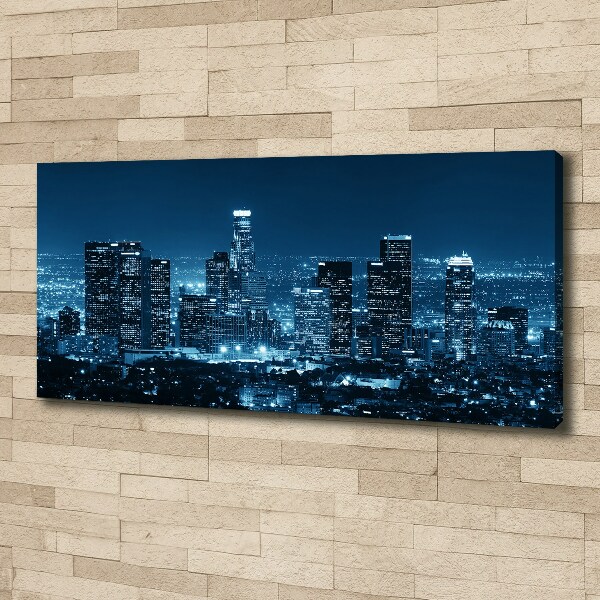 Imprimare tablou canvas Los Angeles, pe timp de noapte