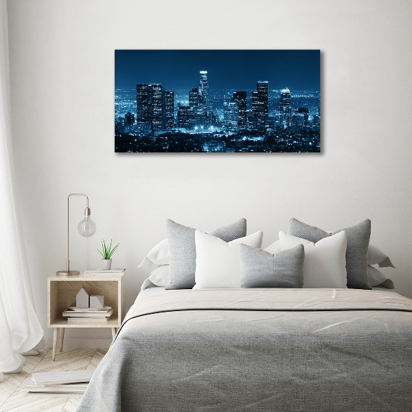 Imprimare tablou canvas Los Angeles, pe timp de noapte