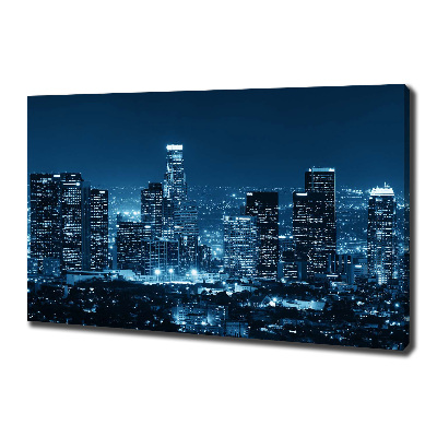 Imprimare tablou canvas Los Angeles, pe timp de noapte