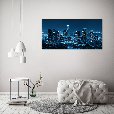 Imprimare tablou canvas Los Angeles, pe timp de noapte