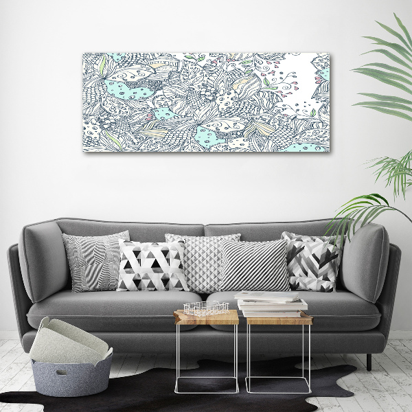 Print pe pânză model floral
