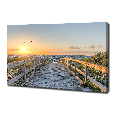 Tablou pe pânză canvas Calea către plajă