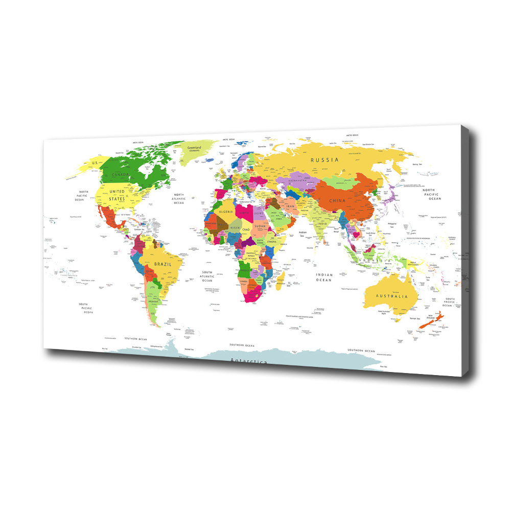 Tablou pe pânză canvas harta lumii