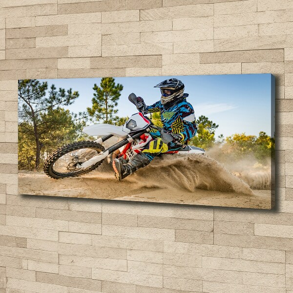 Print pe canvas Motocros