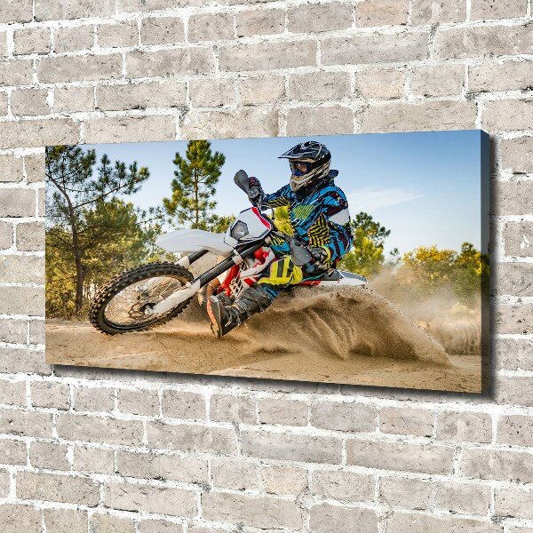 Print pe canvas Motocros