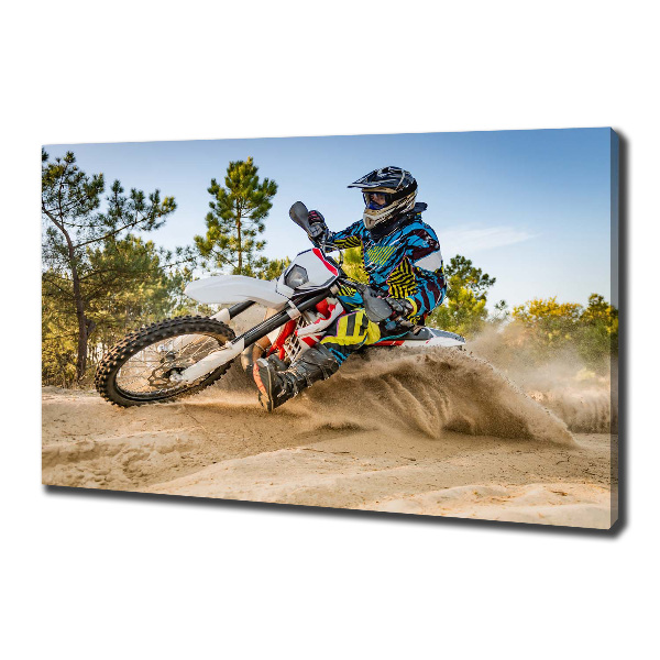 Print pe canvas Motocros