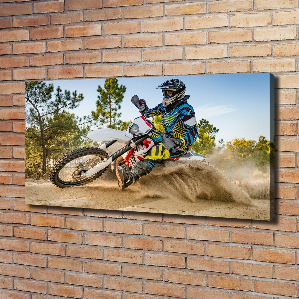 Print pe canvas Motocros