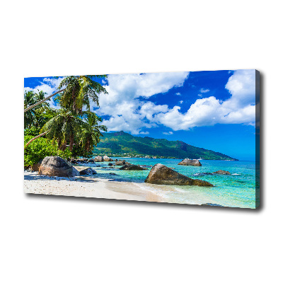 Print pe canvas plaja Seychelles