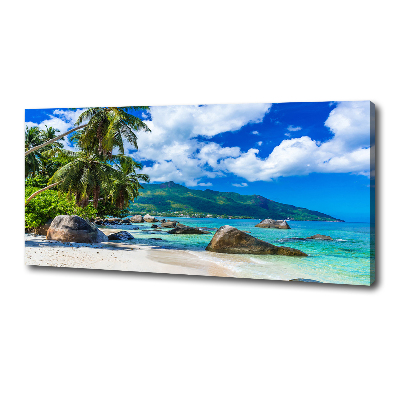 Print pe canvas plaja Seychelles