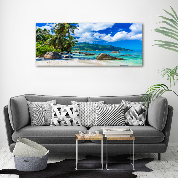 Print pe canvas plaja Seychelles