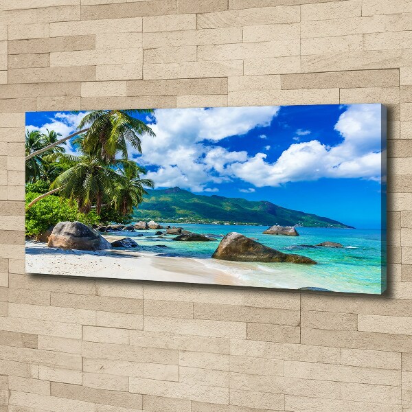 Print pe canvas plaja Seychelles