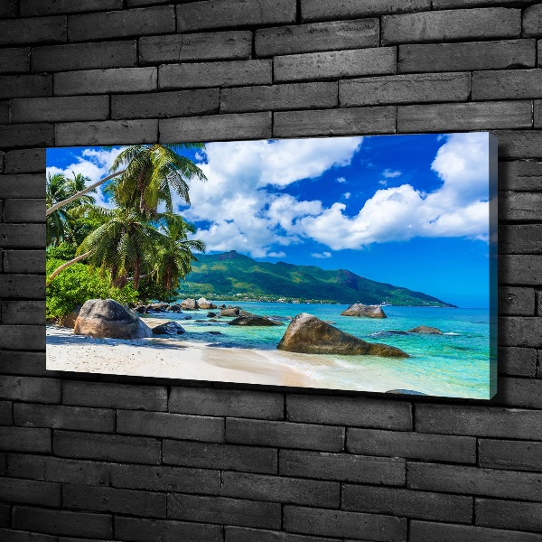 Print pe canvas plaja Seychelles