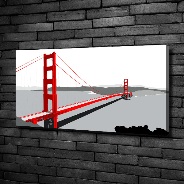 Tablou pe pânză canvas Podul din San Francisco