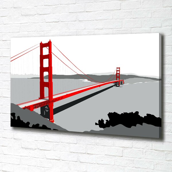 Tablou pe pânză canvas Podul din San Francisco