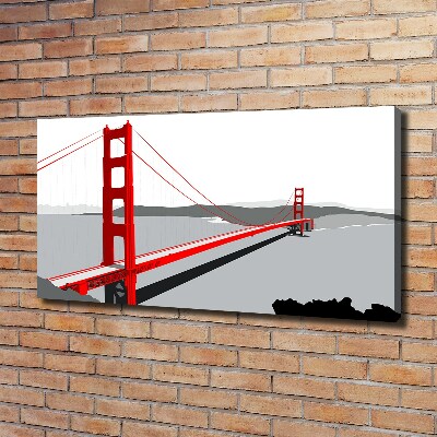 Tablou pe pânză canvas Podul din San Francisco