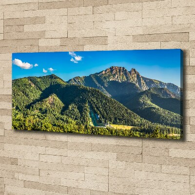 Tablou pe pânză canvas panorama Tatra