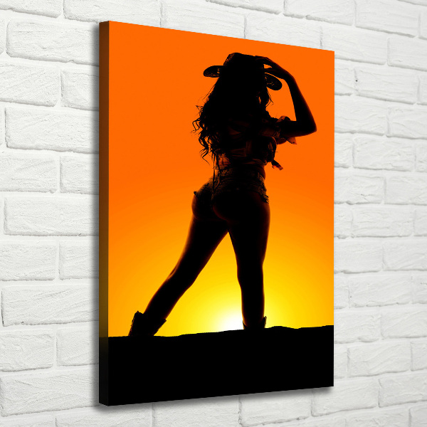 Tablou canvas Figura cowgirls