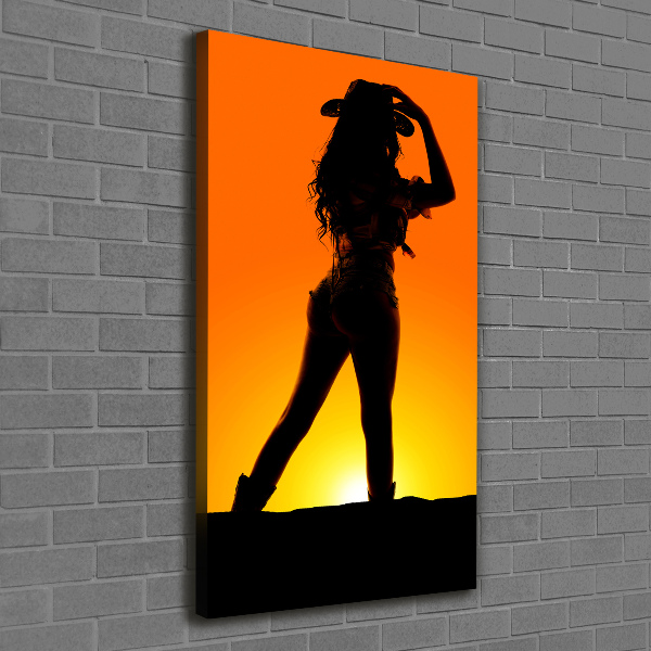 Tablou canvas Figura cowgirls