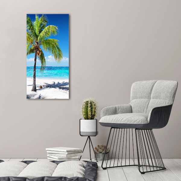 Print pe canvas plaja tropicala