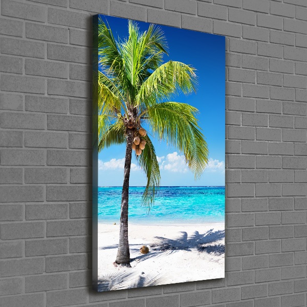 Print pe canvas plaja tropicala