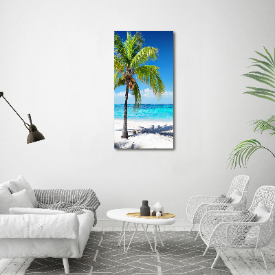 Print pe canvas plaja tropicala