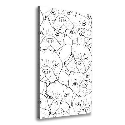 Imprimare tablou canvas Bulldogs franceză