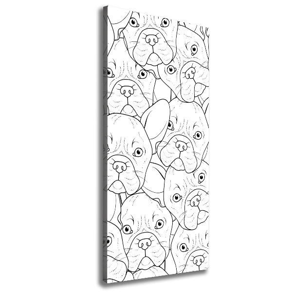 Imprimare tablou canvas Bulldogs franceză