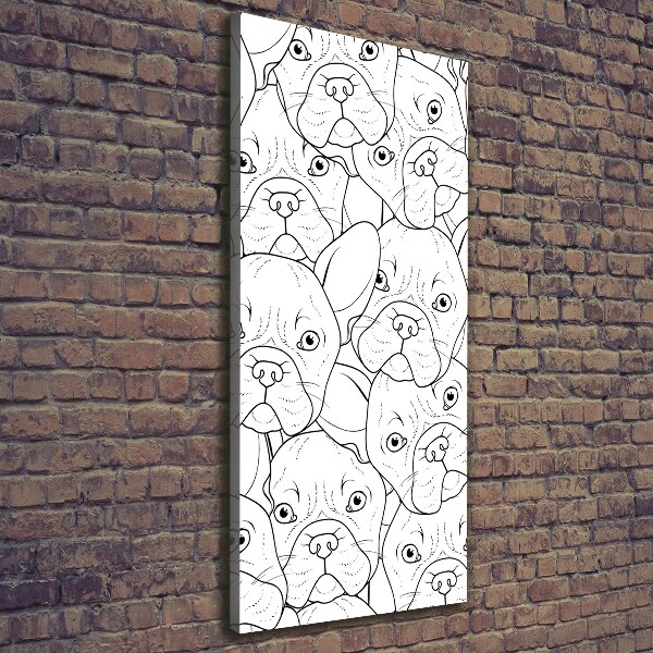 Imprimare tablou canvas Bulldogs franceză