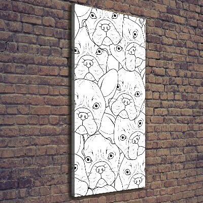 Imprimare tablou canvas Bulldogs franceză