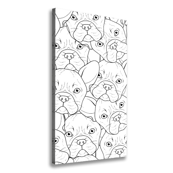 Imprimare tablou canvas Bulldogs franceză