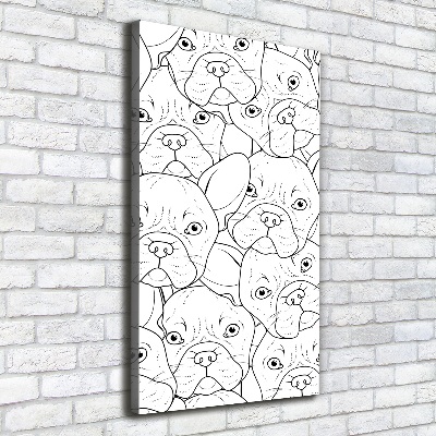 Imprimare tablou canvas Bulldogs franceză