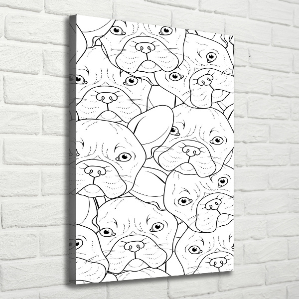 Imprimare tablou canvas Bulldogs franceză