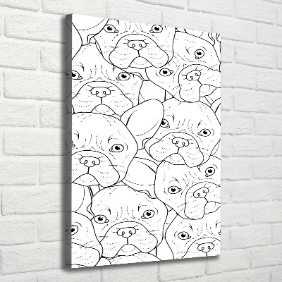 Imprimare tablou canvas Bulldogs franceză