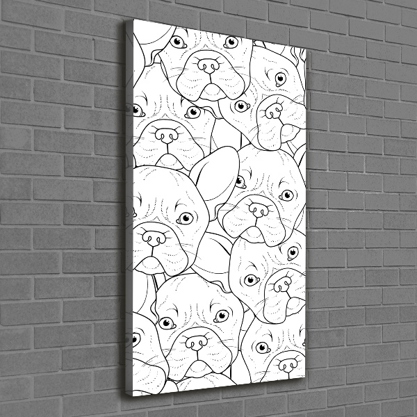 Imprimare tablou canvas Bulldogs franceză