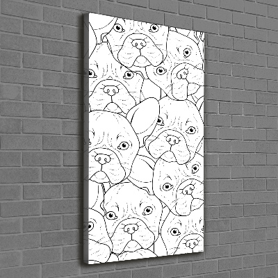 Imprimare tablou canvas Bulldogs franceză