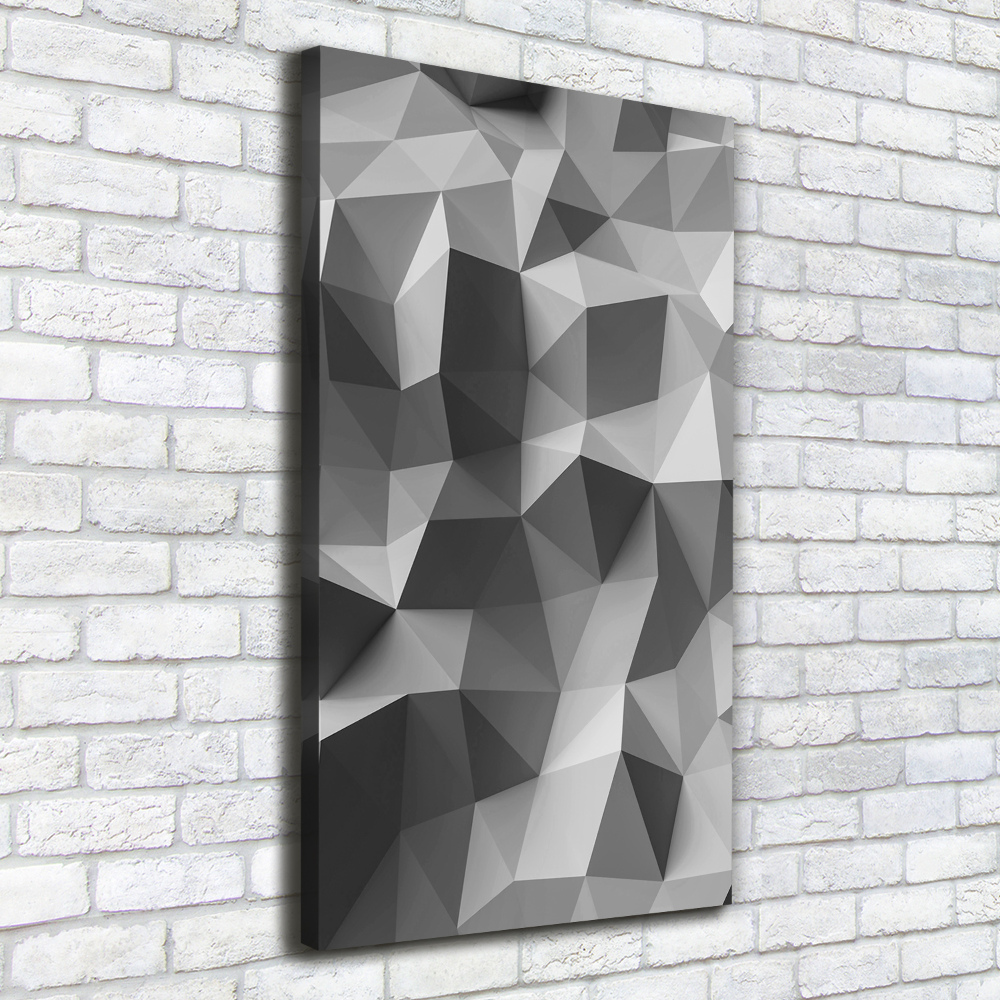 Tablou pe pânză canvas triunghiuri abstractizare