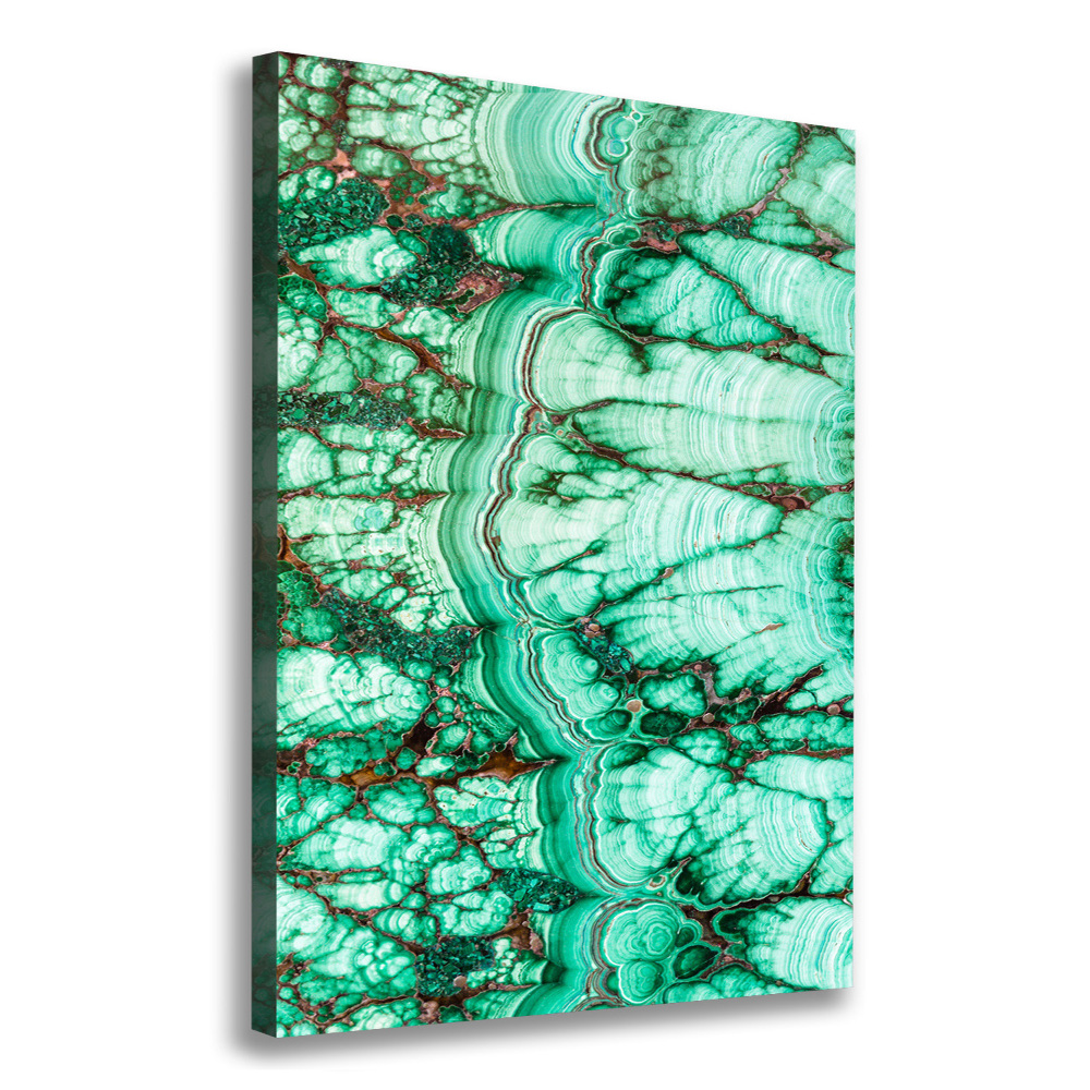Imprimare tablou canvas textura malachit